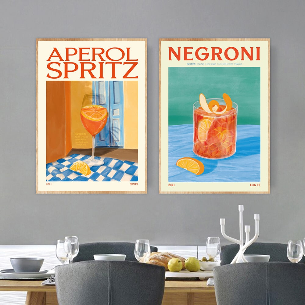 Vintage Drink Prints